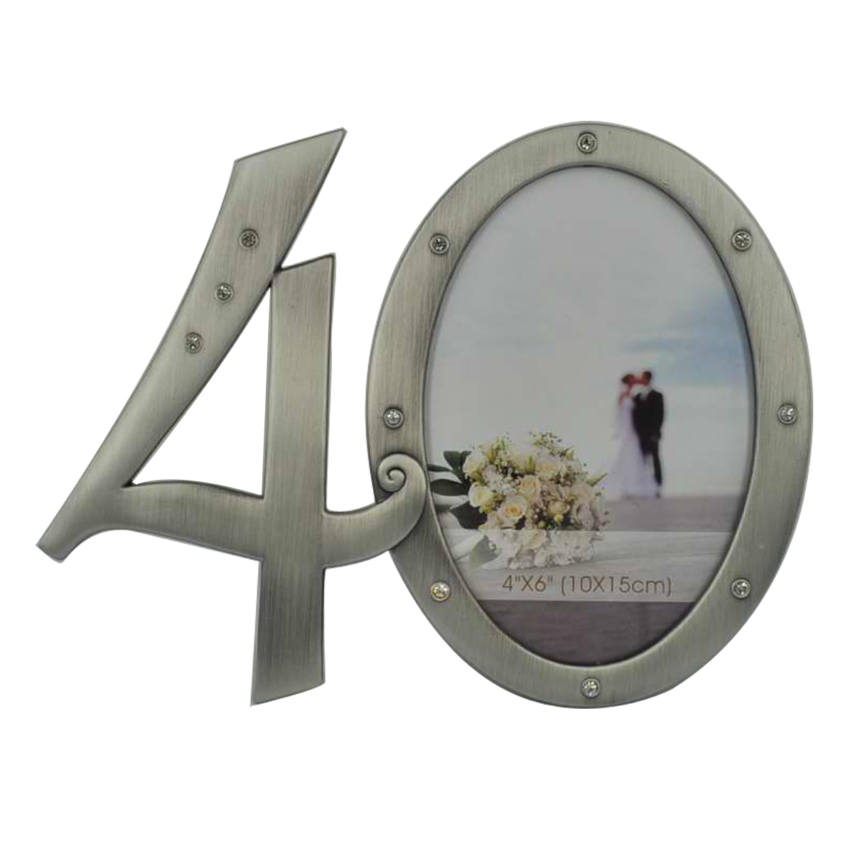"40" memory photo frame